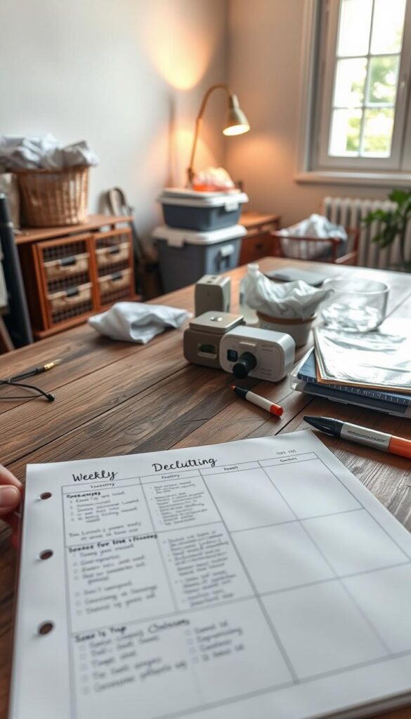 weekend declutter schedule weekend declutter schedule