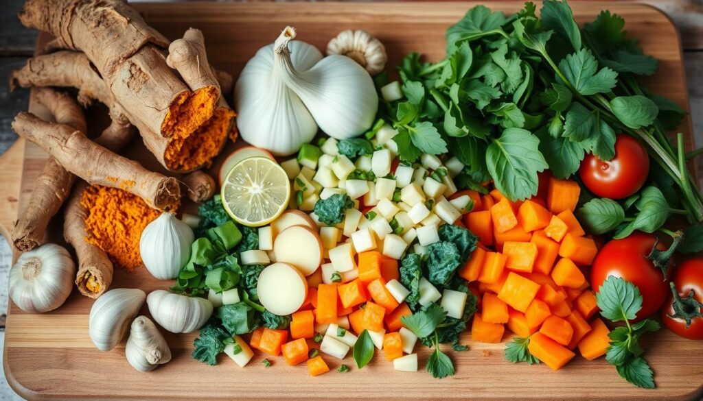 Anti-inflammatory soup ingredients for immune support