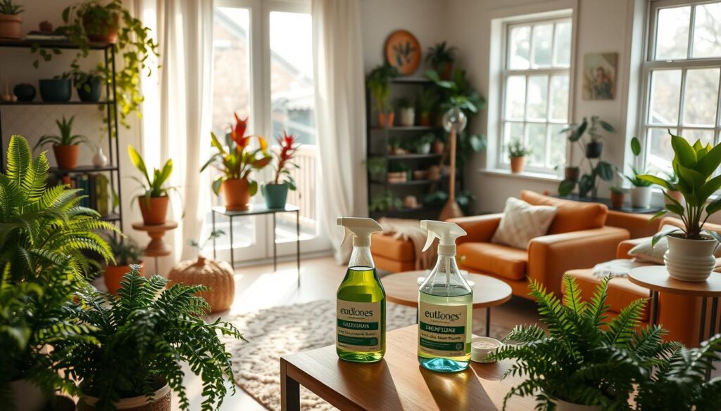 Eco-friendly cleaning tips with houseplants