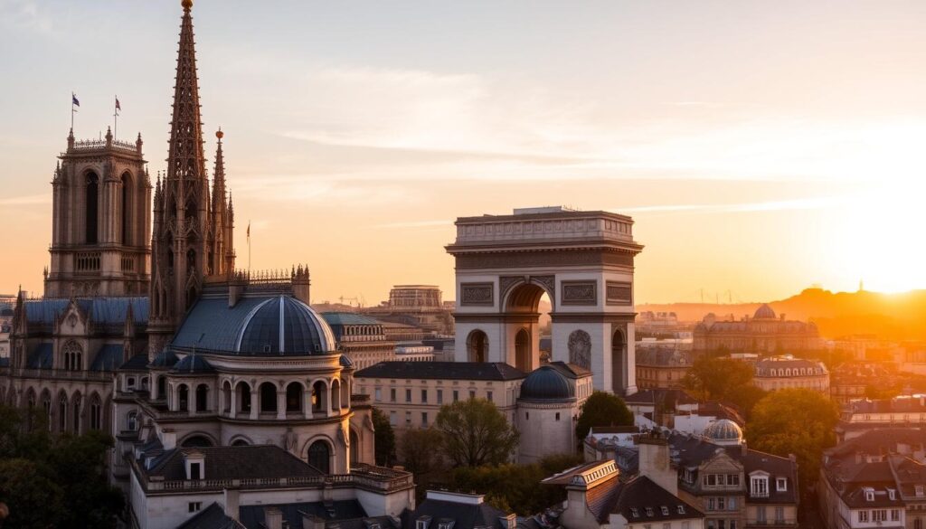 Historic Paris landmarks