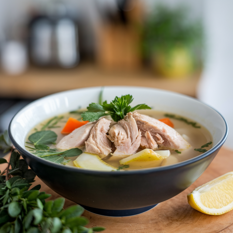 Zesty Ginger Chicken Soup