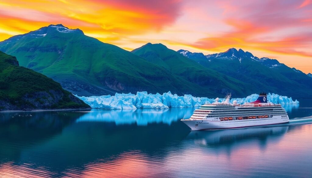 Alaska Cruise Scenic Landscape