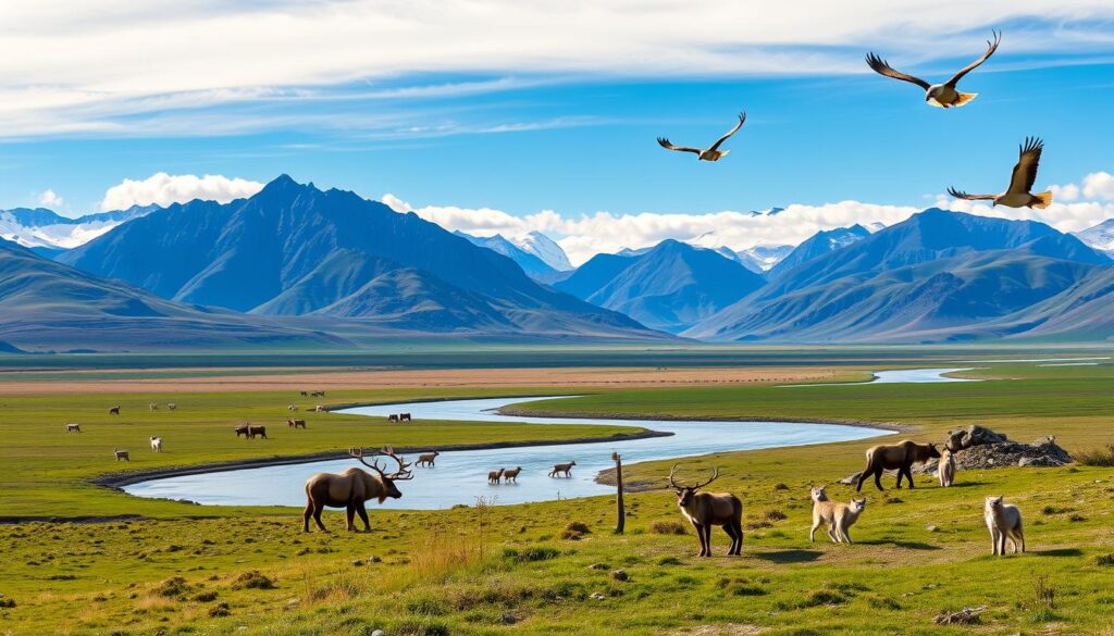 Alaska wildlife viewing hotspots in Arctic National Wildlife Refuge