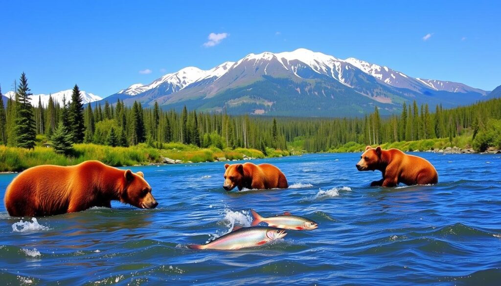 Brown Bears in Katmai National Park