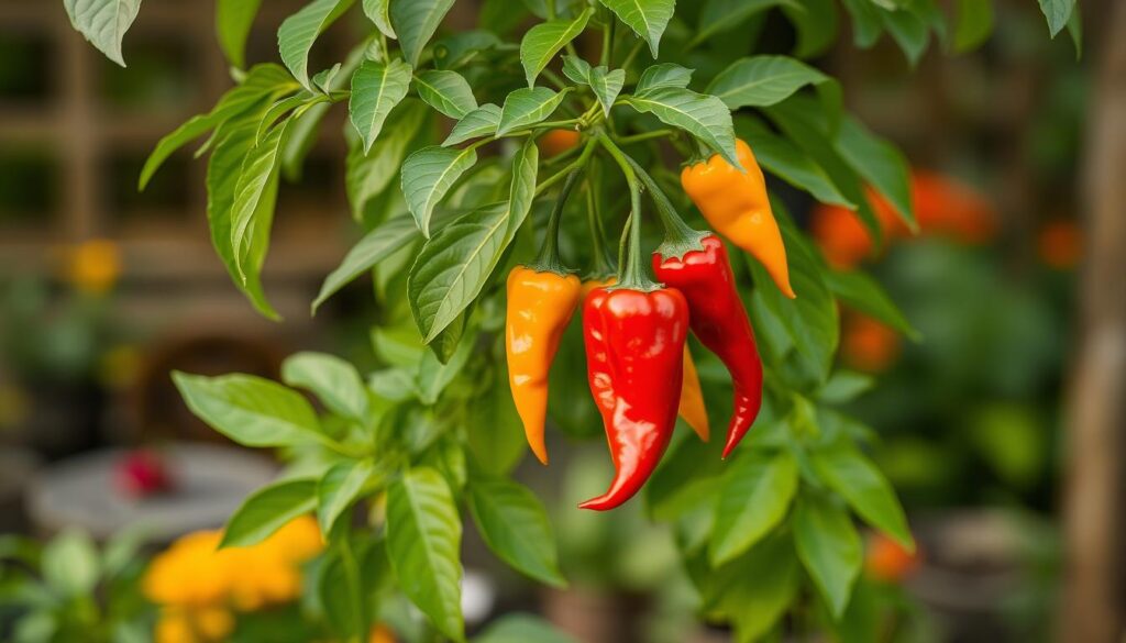 Cayenne pepper plant