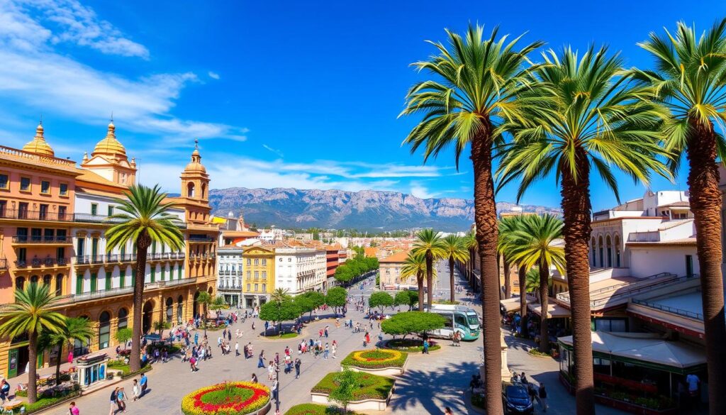 Malaga city center