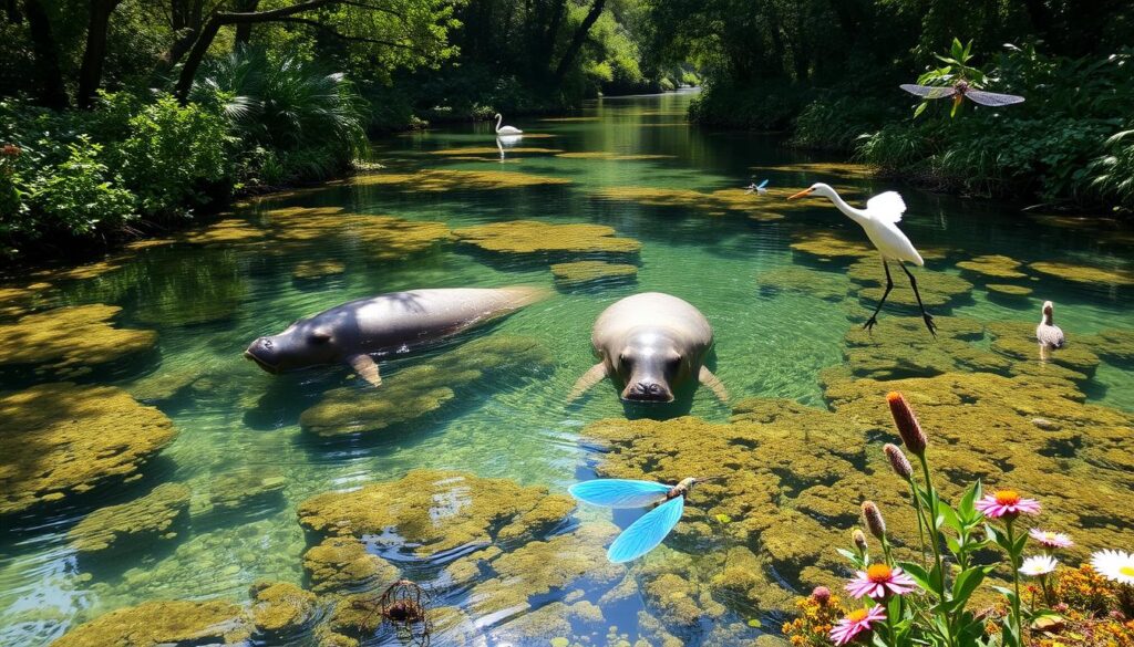 Wildlife in Florida Springs