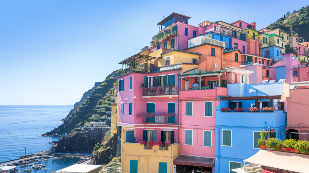 colorful houses in Positano