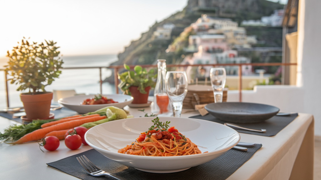 italian cuisine in Positano