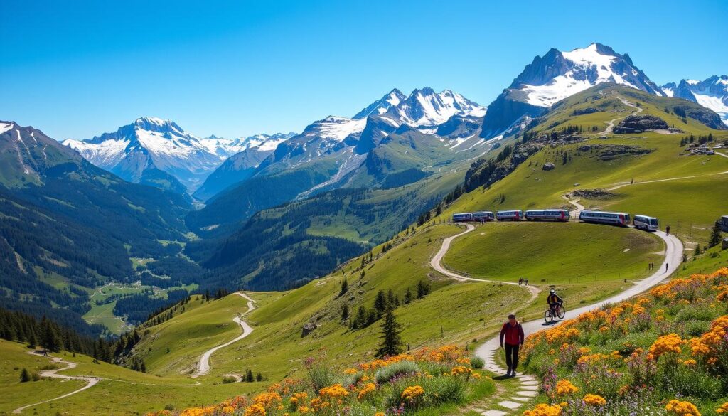 accessing hiking trails switzerland