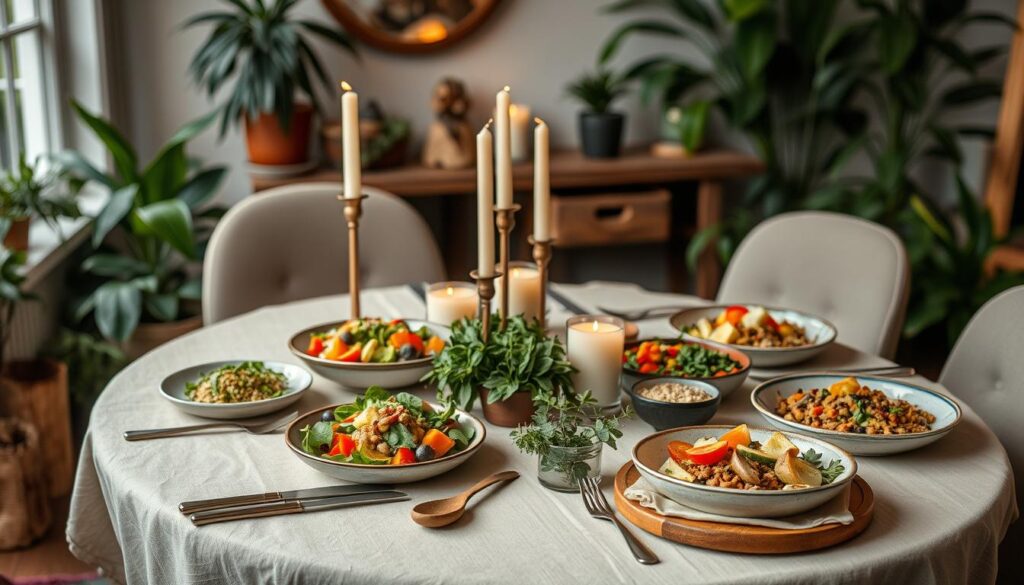 affordable plant-based dinner party