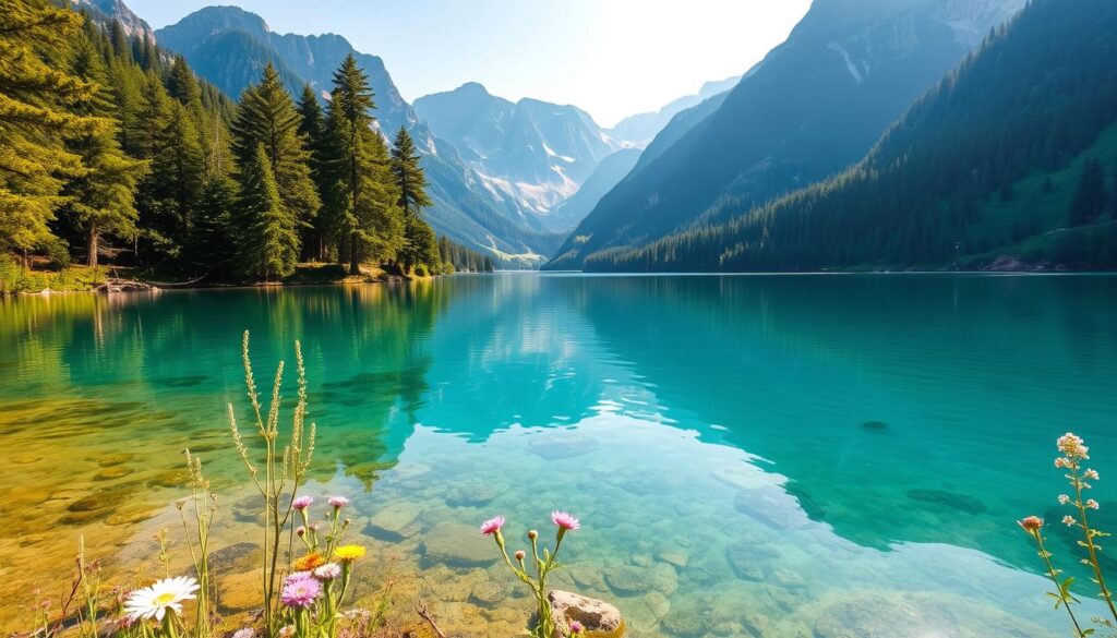 caumasee flims graubünden