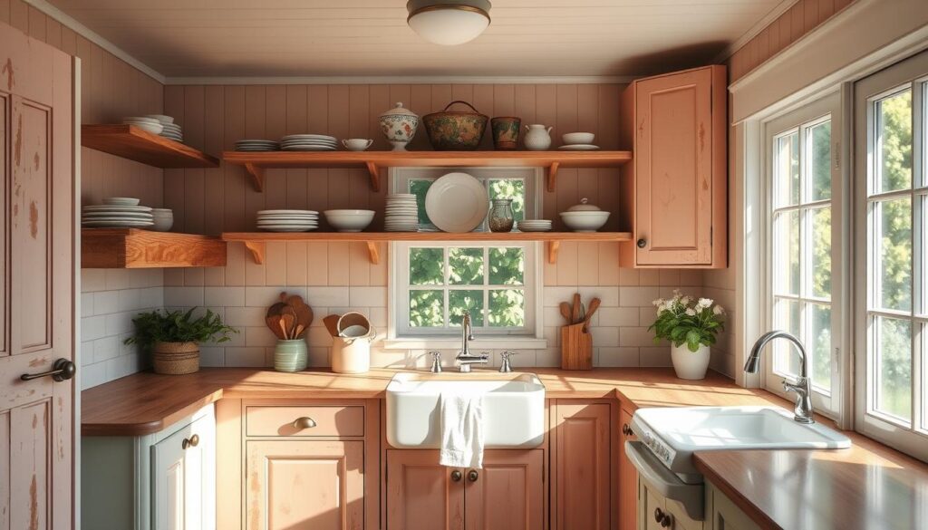 cottage kitchen cabinets