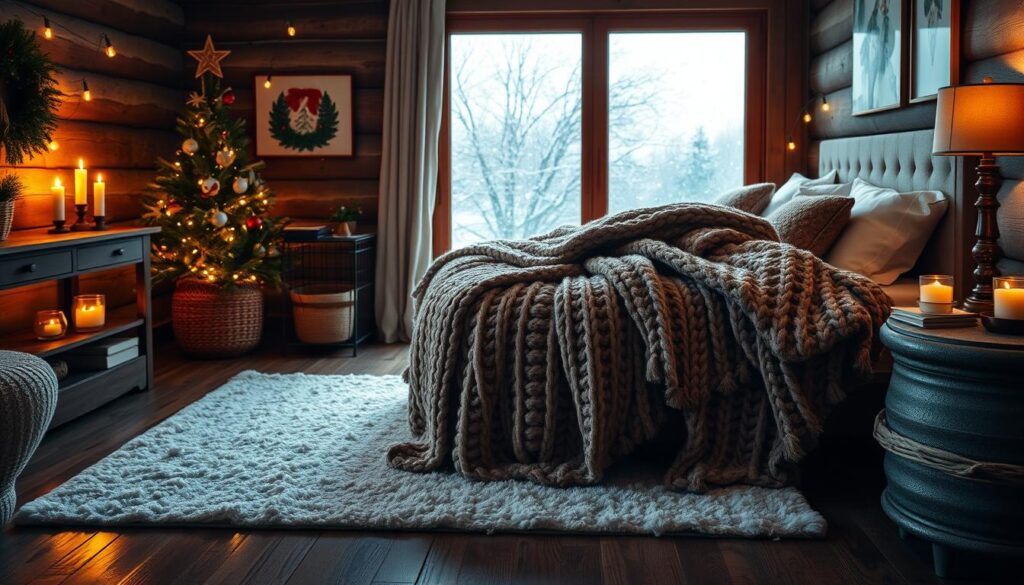 cozy winter bedroom