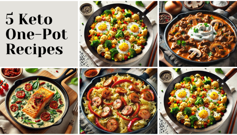 5 Delicious Keto Dinners – Low-Carb Comfort in One Pot