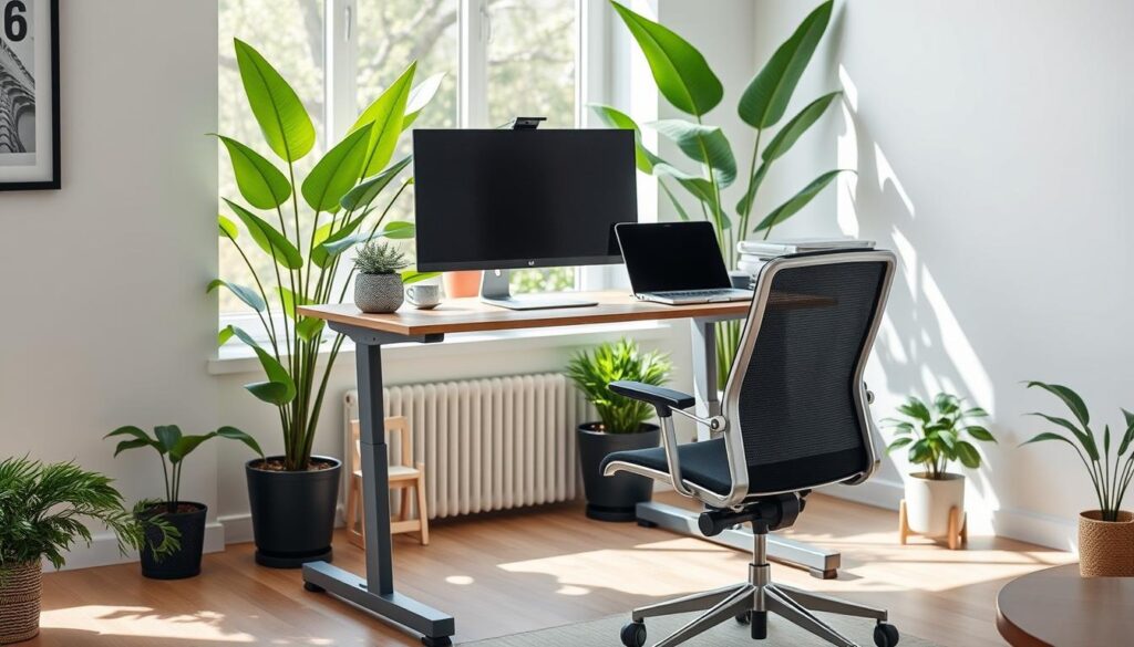 ergonomic workspace