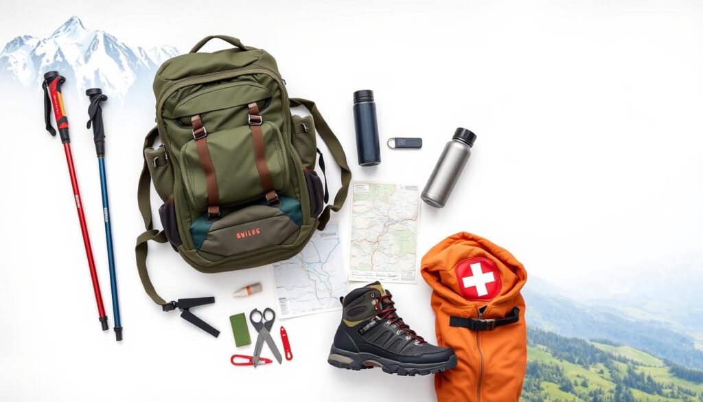 essential hiking gear swiss alps