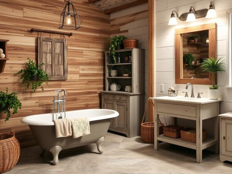 farmhouse bathroom decor