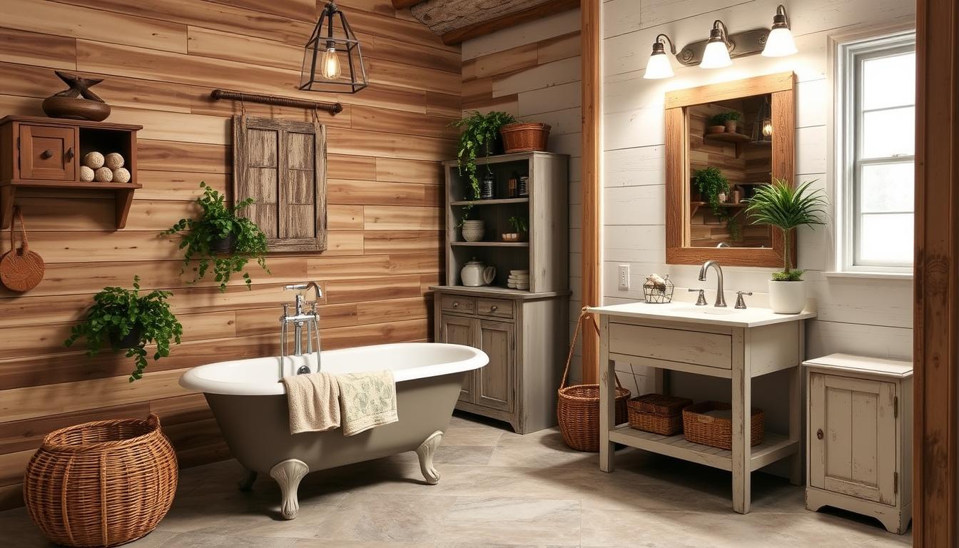 farmhouse bathroom decor