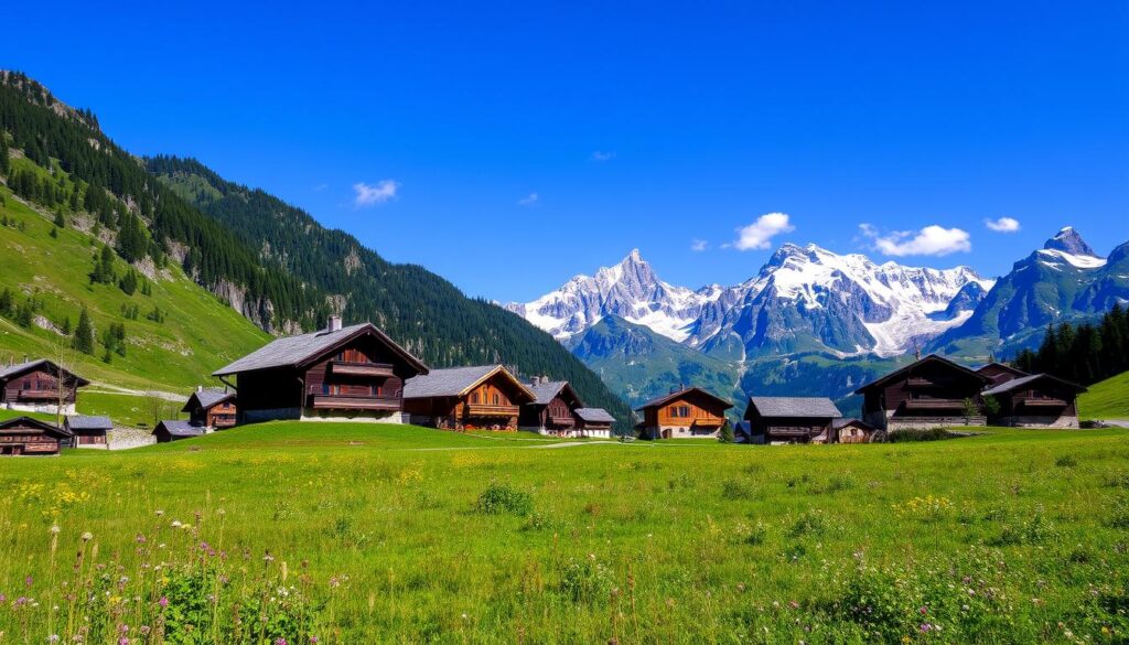 mountain huts switzerland