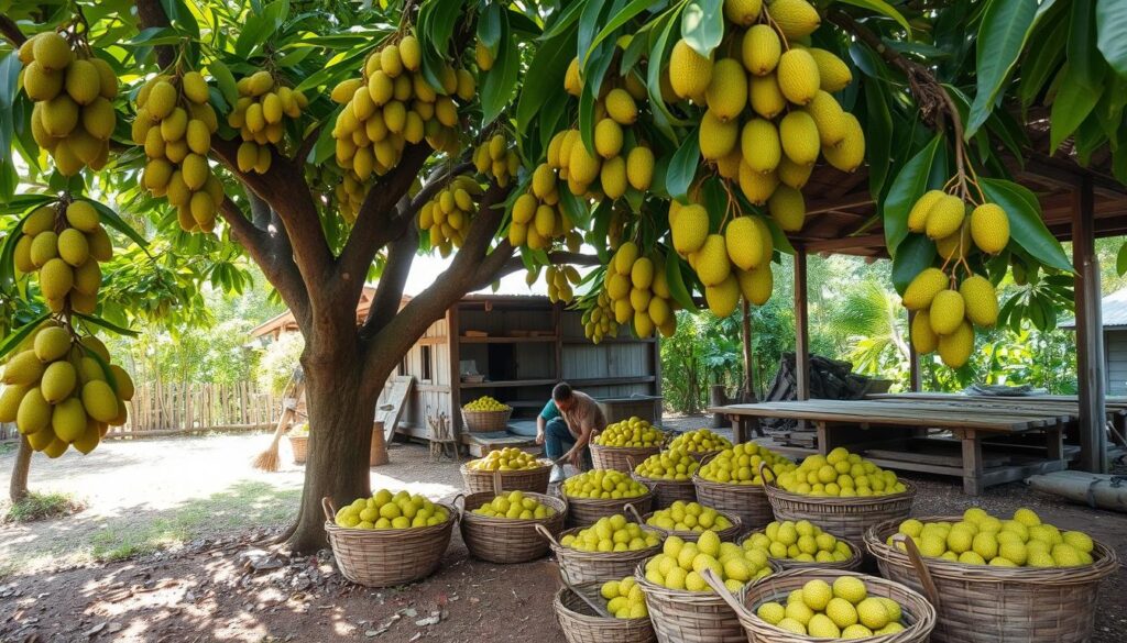 noni fruit processing