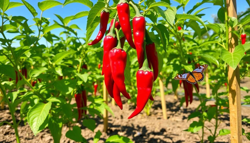 organic cayenne pepper farming