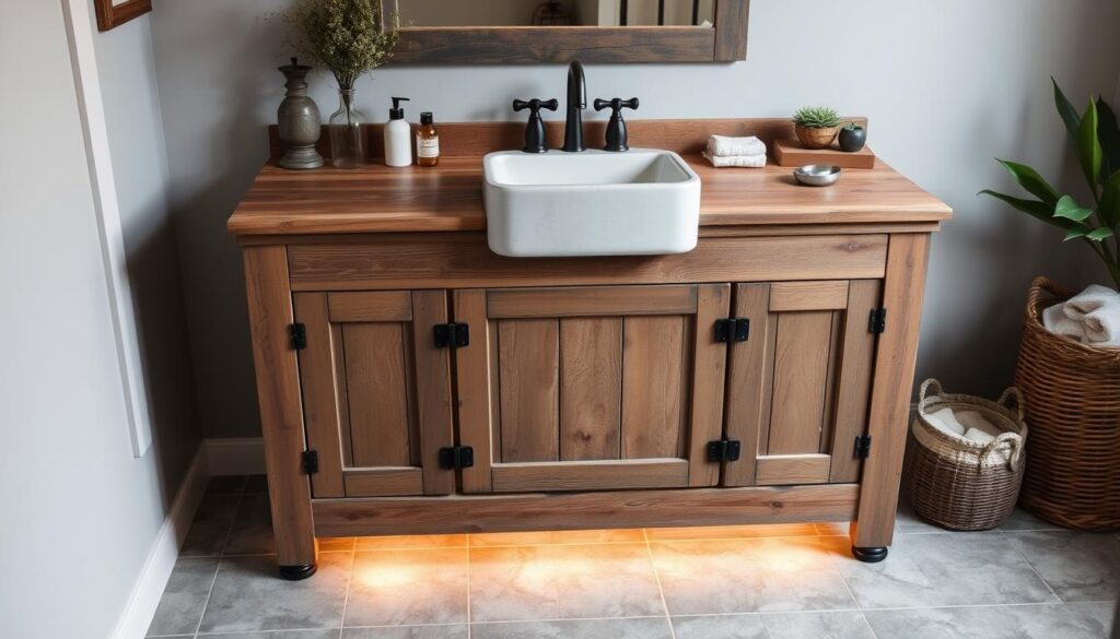 rustic vanities