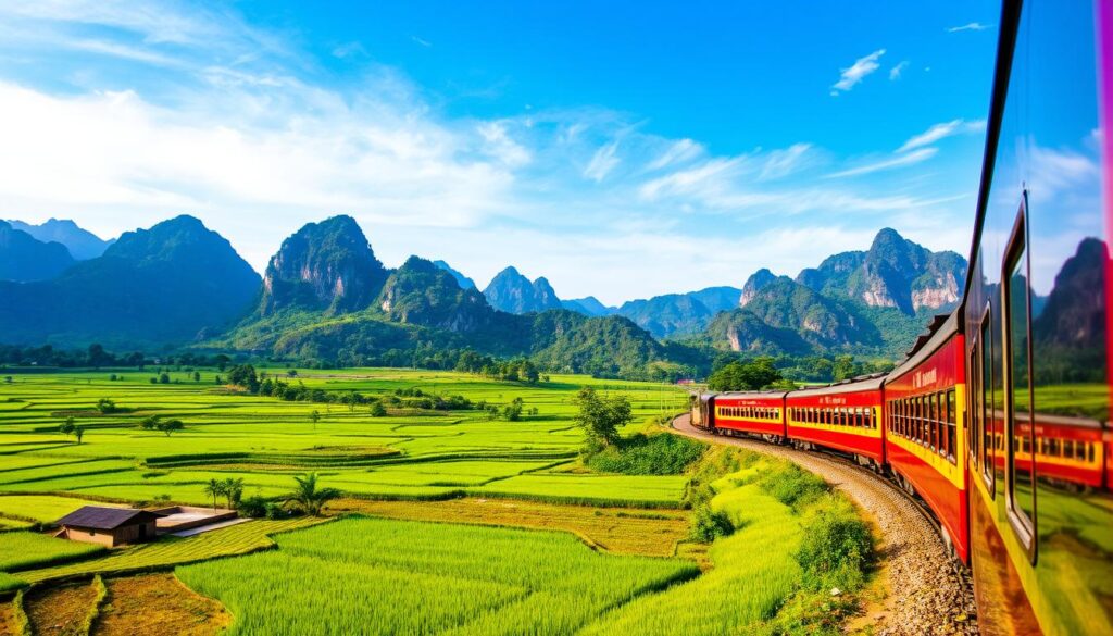 scenic train rides in Vietnam