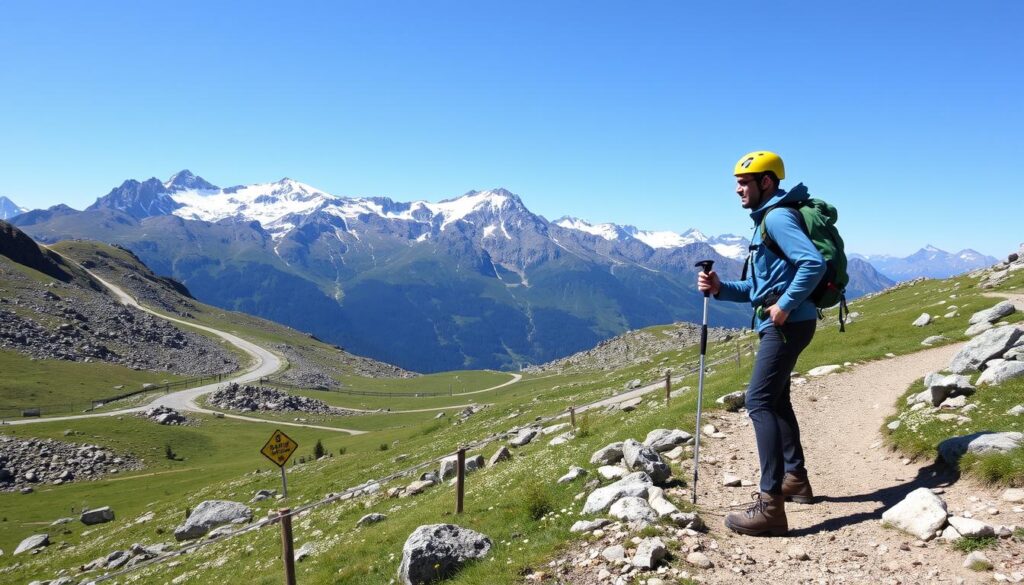 swiss alps hiking safety