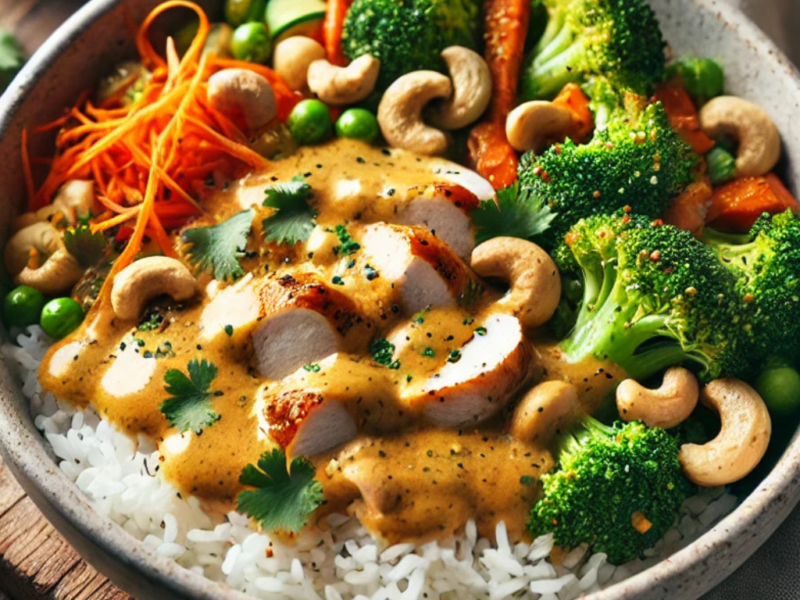 Coconut Curry Chicken Power Bowl