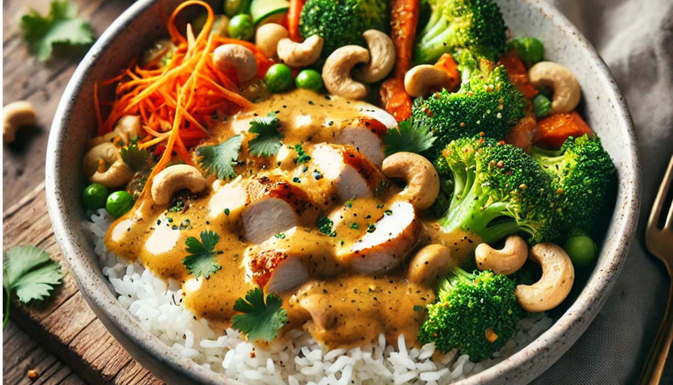 Coconut Curry Chicken Power Bowl