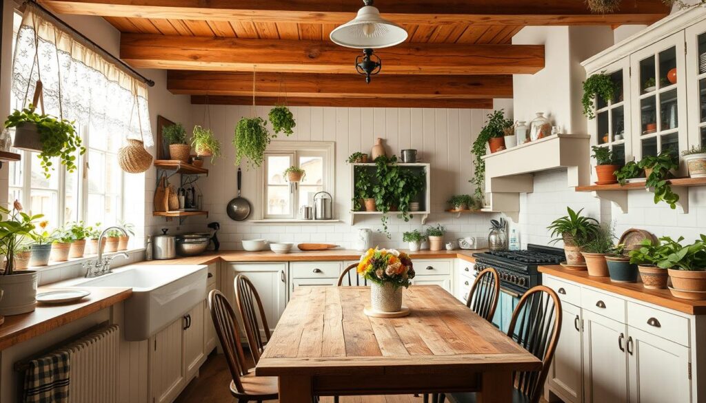 Cottagecore Kitchen Layout Design