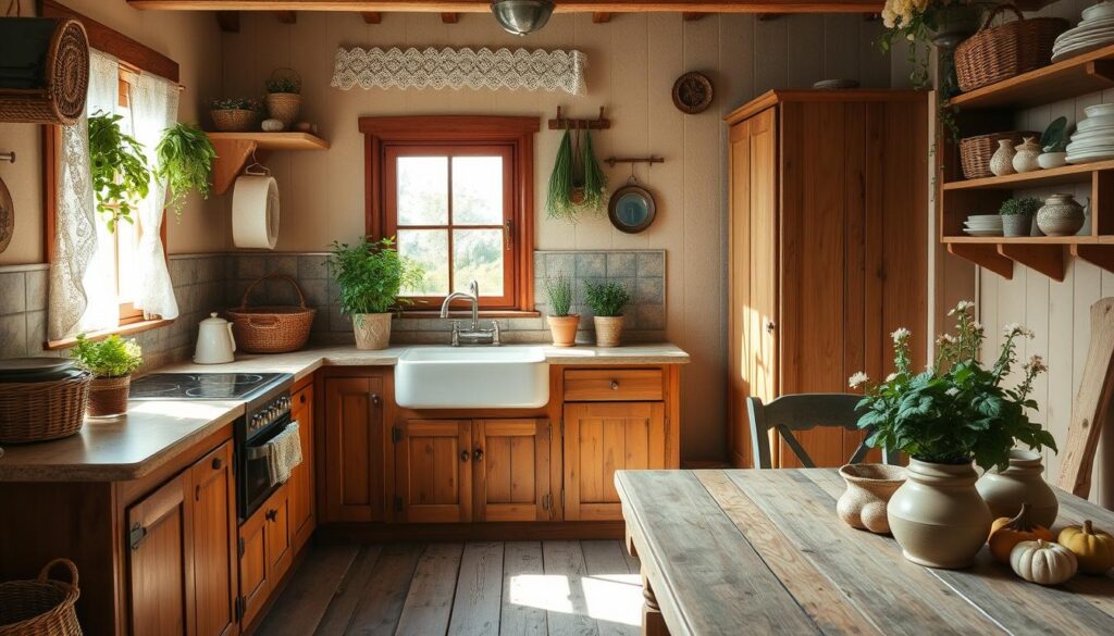 Cottagecore Kitchen Natural Materials