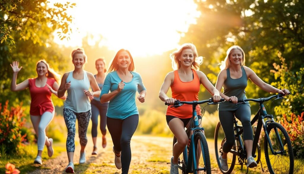 Exercise benefits for menopausal mood