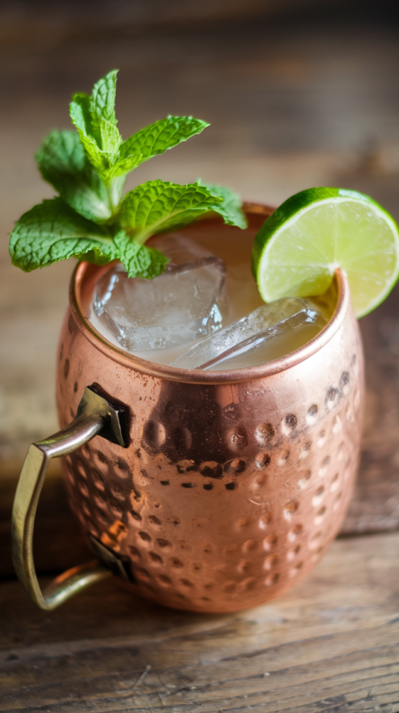 Moscow Mule vodka cocktail 