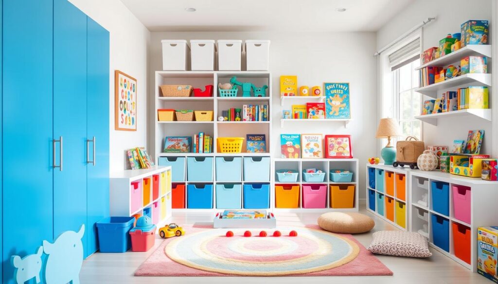 Playroom storage solutions