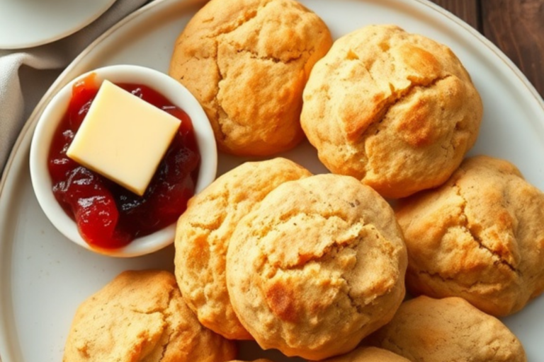 Fluffy Flaxseed Meal Biscuits Recipe