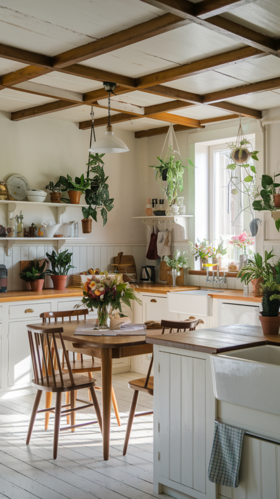 Cottagecore Kitchen Layout Design