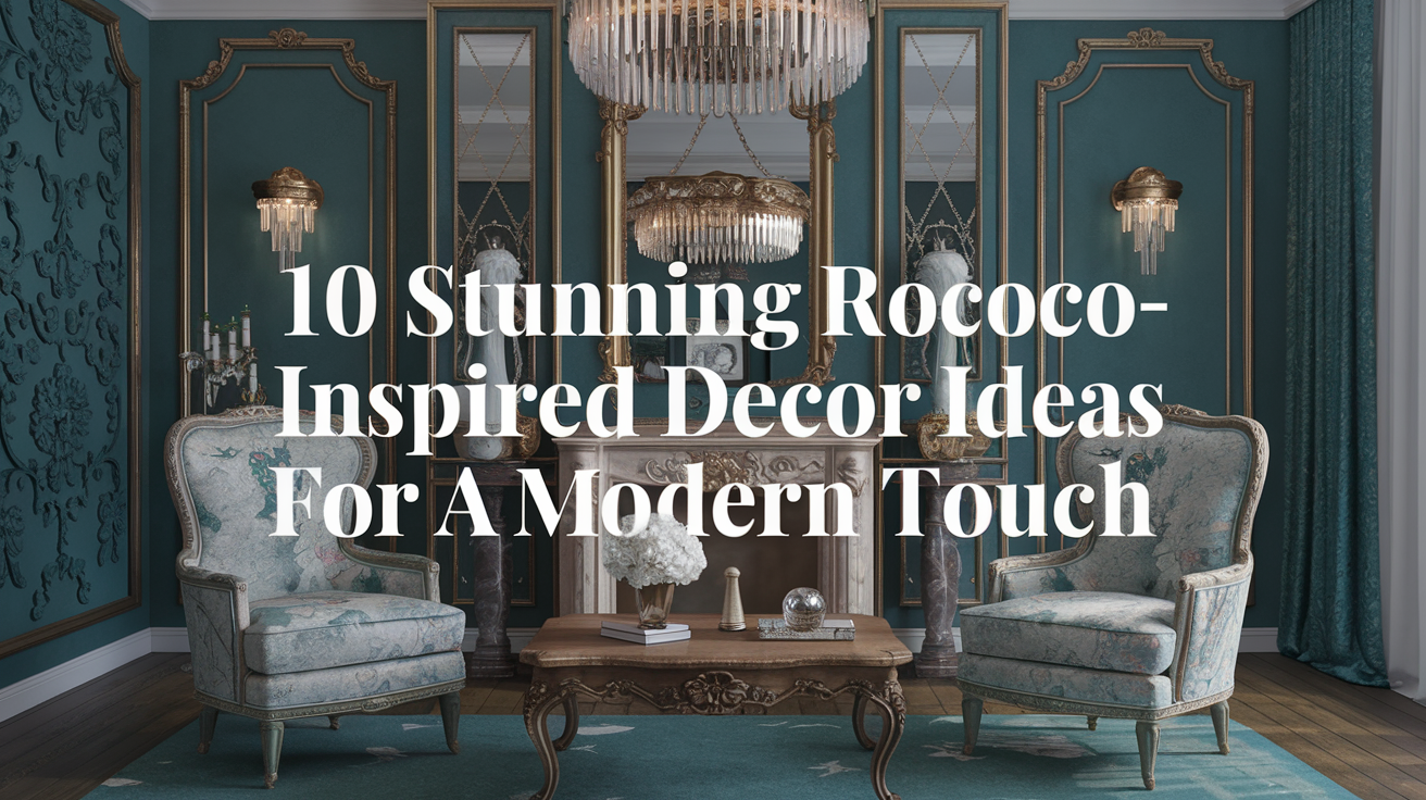 10 Stunning Rococo-Inspired Decor Ideas for a Modern Touch