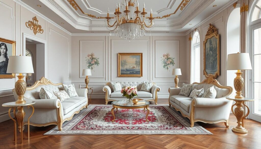 contemporary rococo home styling