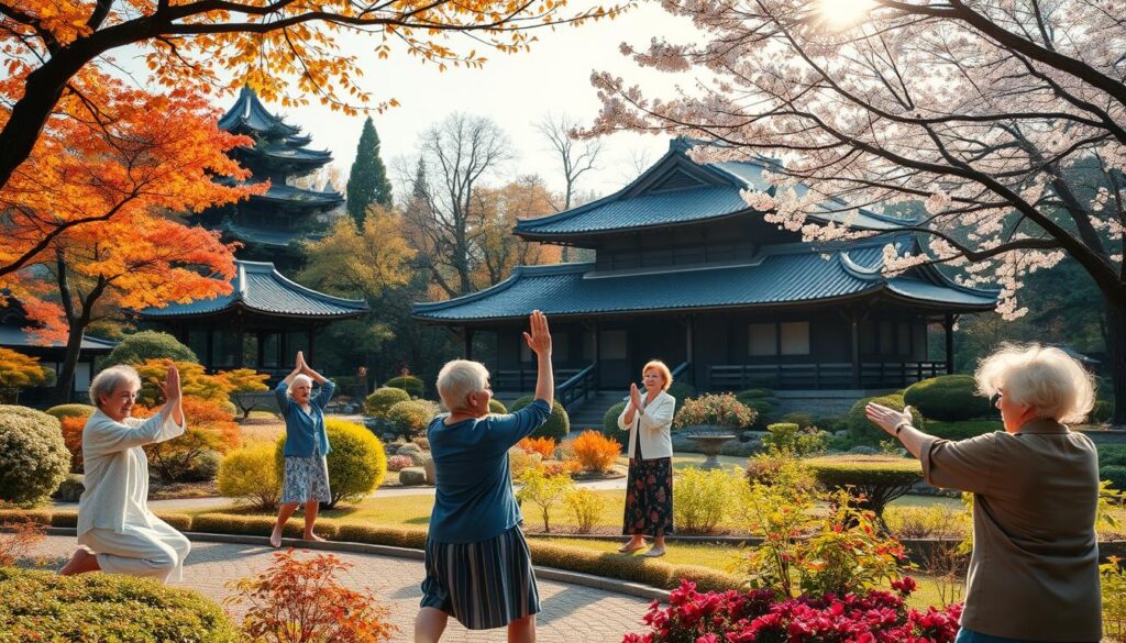 healthy aging in japan