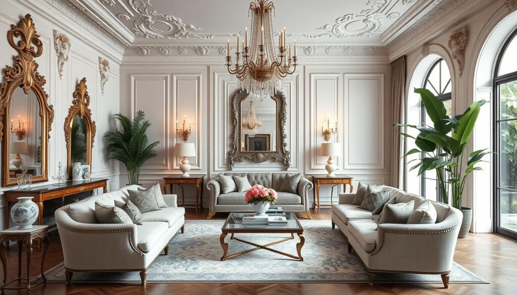 how to blend rococo elements into contemporary home decor