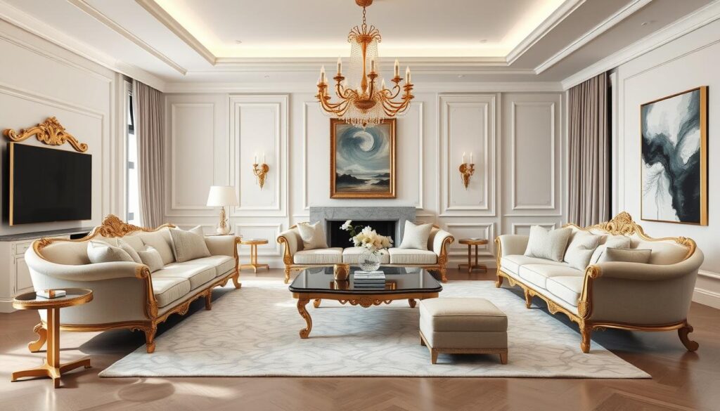 modernizing rococo in home interiors