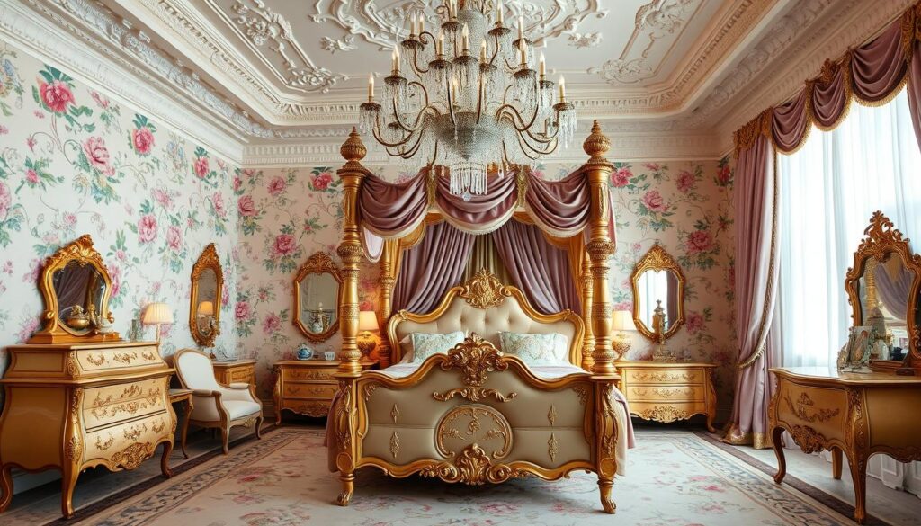 rococo bedroom aesthetic