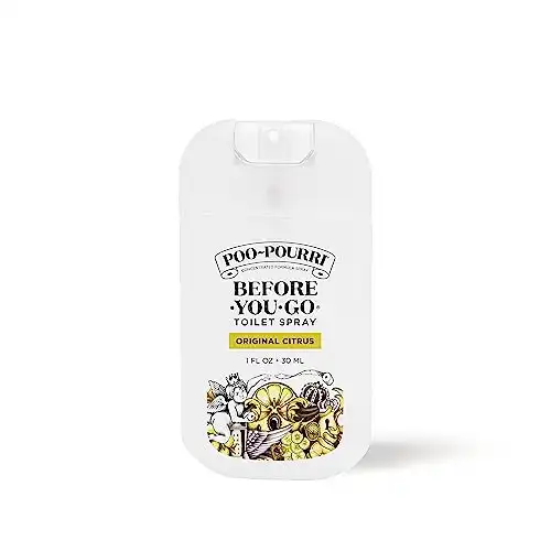 Poo-Pourri Before-You-Go Toilet Spray, Original Citrus, 1 Fl Oz Pocket Travel Size Lemon, Bergamot and Lemongrass