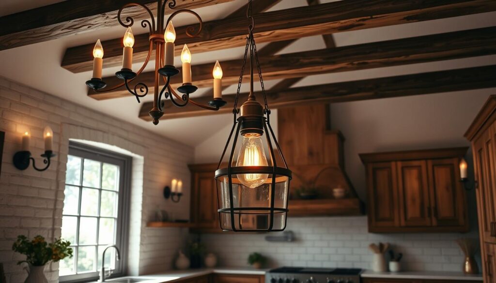 French Country Kitchen Lighting