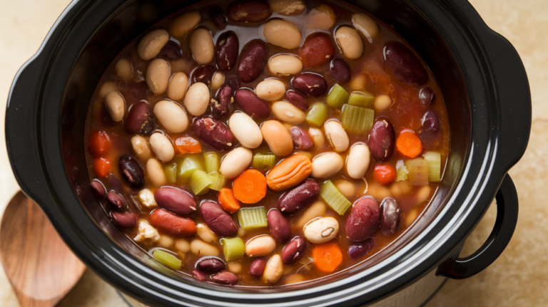 Hearty Crockpot 15 Bean Soup Recipe