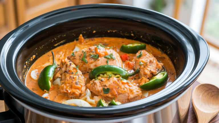Spicy Crockpot Jalapeno Chicken Recipe