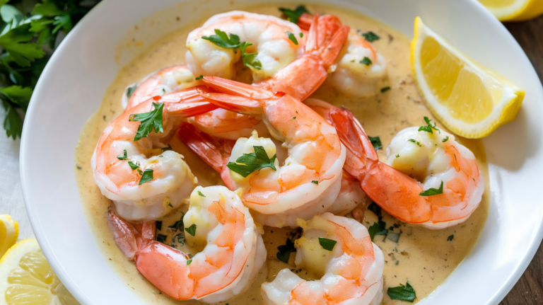 Creamy Garlic Butter Shrimp Recipe