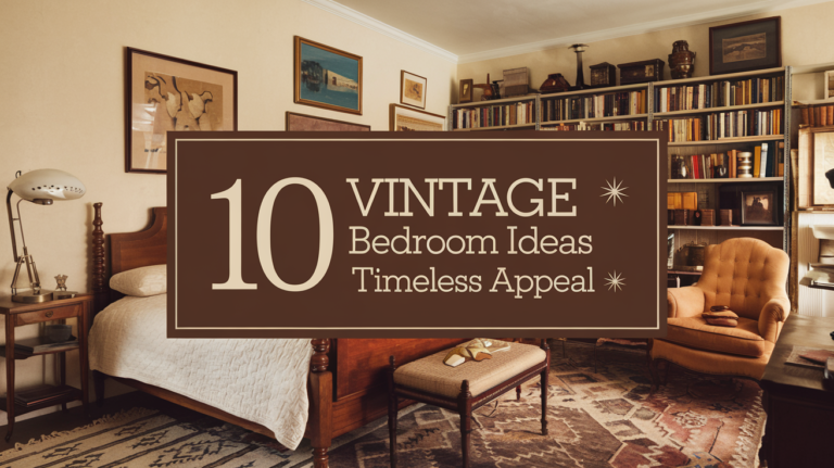 10 Vintage Bedroom Ideas for a Timeless Appeal